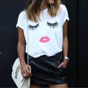 Lashes & Lips Tee